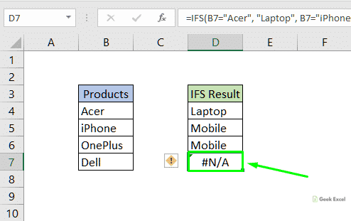 excel for mac ifs function